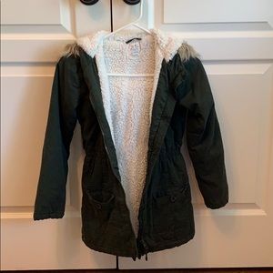 Sherpa lined utility coat